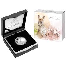 2017 1oz Silver Proof Kangaroo - Seasons Change